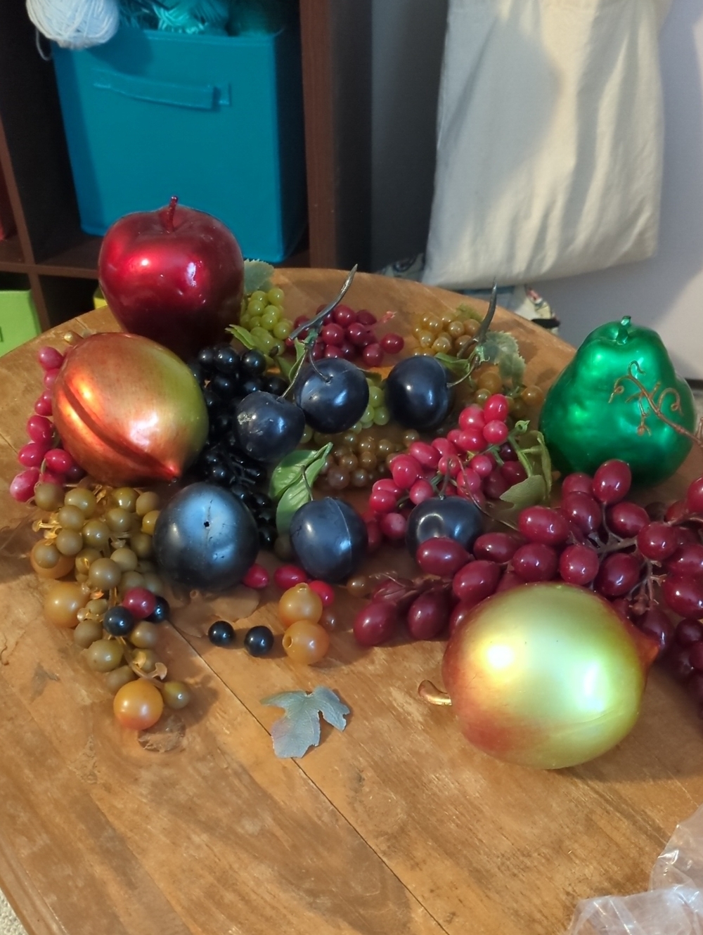 Vintage Decorative Faux Mixed Fruit - Multi-Color